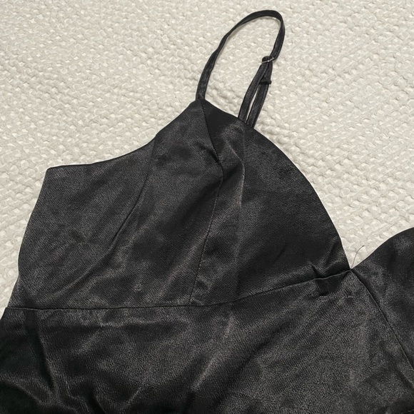 Black Slip Dress - Picture 4 of 6